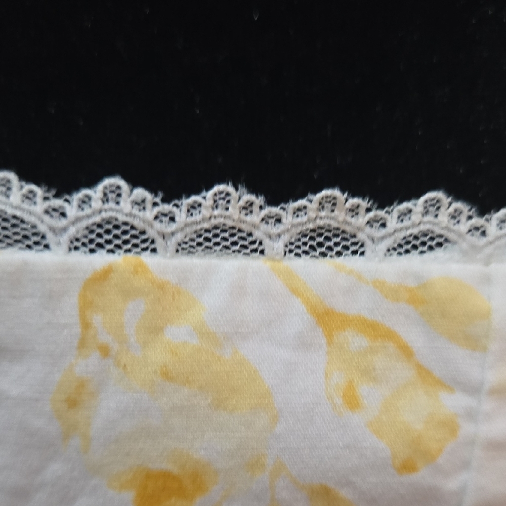Wayf Yellow and White Floral Midi Dress - Picture 5 of 5